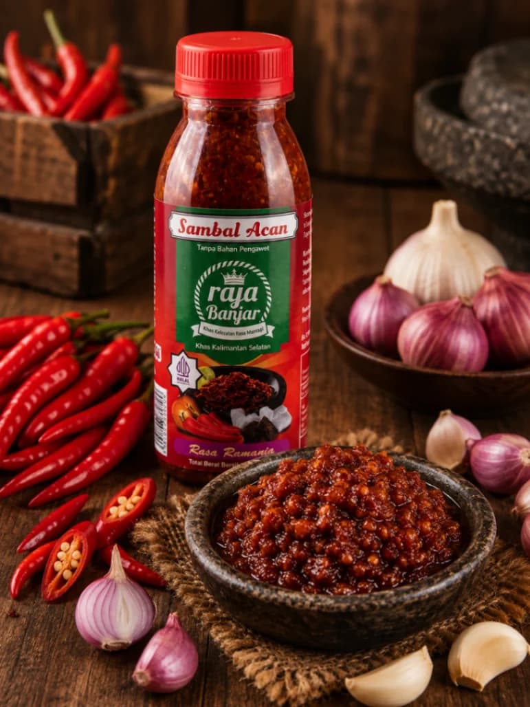 Sambal Acan Raja Banjar (Ramania)